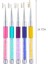 Style3-5mm Nail Art Liner Fırça Uv Jel Boyama Kalem Oyma Nail Art Liner 3D Rhinestones Ultra-Ince Çizgi Çizim Kalem Fırça Manikür Araçları (Yurt Dışından) 3