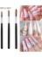 Q16789 3 Adet/takım Akrilik Tırnak Fırçası Siyah Uv Jel Oyma Kalem Fırça Sıvı Toz Nail Art 3D Çizim Kalem Yapı Fırçası Tırnak Sanat Aracı (Yurt Dışından) 2