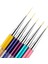 Style3-5mm Nail Art Liner Fırça Uv Jel Boyama Kalem Oyma Nail Art Liner 3D Rhinestones Ultra-Ince Çizgi Çizim Kalem Fırça Manikür Araçları (Yurt Dışından) 5