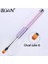 1 Adet Oval Boyut 6 Bqan #4#6#8 Tırnak Sanat Mavi Inci Oval Boya Fırçası Akrilik Glitter Jel Lehçe Ceket Uzatma 3D Çizgi Izgara Petal Fransız Tırnak Fırçası (Yurt Dışından) 1