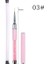 Style3-9mm Nail Art Liner Fırça Uv Jel Boyama Kalem Oyma Nail Art Liner 3D Rhinestones Ultra-Ince Çizgi Çizim Kalem Fırça Manikür Araçları (Yurt Dışından) 1