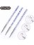Set-11 3 Adet Akrilik Fransız Şerit Nail Art Liner Fırça Seti 3D Ipuçları Manikür Ultra-Ince Çizgi Çizim Kalem Uv Jel Fırçalar Boyama Araçları (Yurt Dışından) 1