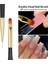 Set-11 3 Adet Akrilik Fransız Şerit Nail Art Liner Fırça Seti 3D Ipuçları Manikür Ultra-Ince Çizgi Çizim Kalem Uv Jel Fırçalar Boyama Araçları (Yurt Dışından) 4