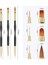 Set-11 3 Adet Akrilik Fransız Şerit Nail Art Liner Fırça Seti 3D Ipuçları Manikür Ultra-Ince Çizgi Çizim Kalem Uv Jel Fırçalar Boyama Araçları (Yurt Dışından) 5