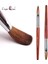 JB054-06 Kahverengi Tırnak Fırçası Ahşap Kutup Metal Kapak Uv Jel Tırnak Fırçası Profesyonel Salon Veya Ev Kullanımı Için Uygun Manikür Fırçaları (Yurt Dışından) 2