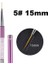 STYLE2-15MM Nail Art Liner Fırça Uv Jel Boyama Kalem Oyma Nail Art Liner 3D Rhinestones Ultra-Ince Çizgi Çizim Kalem Fırça Manikür Araçları (Yurt Dışından) 1
