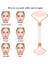 Set 3 Yeşim Rulo Doğal Gül Kuvars Gua Sha Seti Yüz Vücut Masajı Rulo Yeşim Taş Masaj Seti Yüz Kaldırma Güzellik Masaj Aletleri (Yurt Dışından) 3