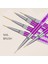 Mor-02 Tırnak Resim Fırçası Astar Şerit Çiçek Çizim Boyama Kalem Akrilik Uv Jel Uzatma Izgaraları Fırça Dıy Tasarım Çizim Manikür Araçları (Yurt Dışından) 2