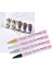 0.5mm 1 Adet Nail Art Graffiti Kalem Siyah Renk Uv Jel Lehçe Tasarım Nokta Boyama Detaylandırma Kalem Fırçalar Dıy Nail Art Süslüyor Araçları 11 Boyutu (Yurt Dışından) 5