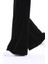 Kadın Kadife Oversize Bol Paça Pantolon Lacivert 4