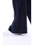 Kadın Kadife Oversize Bol Paça Pantolon Lacivert 4