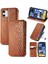 iPhone 12 Mini Kart Tutuculu Cüzdan Kılıfı, Pu Deri Çevirme Çubuğu Darbeye Dayanıklı Kapak (Yurt Dışından) 1