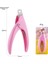Açık Pembe 03 Nail Art Ipuçları Clipper Düzeltici Makas Yuvarlak Kenar Parmak Kesici Yanlış Çivi Manikür Aracı Plastik (Yurt Dışından) 1
