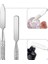 02 9 Türleri Paslanmaz Çelik Çift Kafaları Makyaj Toner Spatula Karıştırma Çubuğu Vakıf Krem Karıştırma Aracı Kozmetik Makyaj Aracı (Yurt Dışından) 5