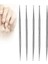 N5 1pc Manikür Araçları Nail Art Süsleyen Rhinestone Çiçek Kalem Paslanmaz Çelik Kristal Çift Uçlu Tasarım Boyama (Yurt Dışından) 5