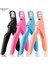 Siyah 02 Renkli Yanlış Nail Art Clipper Uv Jel Yanlış Ipuçları Kenar Kesiciler Fransız U-Şekilli Kırpma Makası Paslanmaz Çelik Manikür Araçları (Yurt Dışından) 2