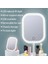Beyaz 1 Renk 5x LED Işık Makyaj Aynası Depolama LED Yüz Ayna Ayarlanabilir Dokunmatik Dimmer USB LED Vanity Arkadan Aydınlatmalı Ayna Masa Kozmetik Ayna (Yurt Dışından) 3