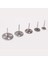 15MM-DÜZ Yuvarlak Kalın Çelik Pedikür Matkap Ucu Manikür Metal Disk Yedek Zımpara Kağıdı 15MM/20MM/25MM/35MM Tırnak Matkap Aksesuar Aracı (Yurt Dışından) 5