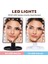 USB 22 LED Siyah 22/16 LED Makyaj Aynası Işık Masaüstü Makyaj Aynası Dokunmatik Anahtarı 10X Büyütülmesi Küçük Aynalar 180 Rotasyon Banyo Seyahat (Yurt Dışından) 3