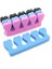 Pembe 2 Adet = 1 Çift Ayak Parmağı Ayırıcılar Parmak Ayak Sünger Yumuşak Jel Uv Araçları Salon Lehçe Manikür Pedikür Tırnak Sanat Araçları F413 (Yurt Dışından) 2