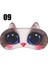 09 3D Cutecat Uyku Maskesi Doğal Uyku Göz Maskesi Siperliği Kapak Gölge Göz Bandı Kadın Erkek Yumuşak Taşınabilir Körü Körüne Seyahat Eyepatch (Yurt Dışından) 1