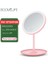 Pembe C LED Makyaj Aynası Işıklı Yüz Aynası Depolama Masaüstü Dönen Işık Makyaj Aynası Ayarlanabilir Dimmer USB Kozmetik Ayna (Yurt Dışından) 1