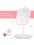 Pembe C LED Makyaj Aynası Işıklı Yüz Aynası Depolama Masaüstü Dönen Işık Makyaj Aynası Ayarlanabilir Dimmer USB Kozmetik Ayna (Yurt Dışından) 5