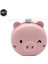 D El Taşınabilir USB Şarj Işıklı Makyaj Masası Aynası Fan ile Yaratıcı Piggy Güzellik Makyaj Aynası (Yurt Dışından) 4