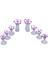 Pedikür Için 2 Ayak Ayırıcılar Elmas Çiçek Inci Şekli Nail Art Hizalama Düzeltici Yıkanabilir Ayak Bölücü Spacer Manikür (Yurt Dışından) 1