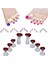 Pedikür Için 2 Ayak Ayırıcılar Elmas Çiçek Inci Şekli Nail Art Hizalama Düzeltici Yıkanabilir Ayak Bölücü Spacer Manikür (Yurt Dışından) 2