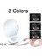 10 Kez Beyaz 3 Renk 10 Kez Mini Ayna Taşınabilir Işıklar 2 Taraflı LED USB Dış Mekan El Katlanabilir Cep Makyaj Güzellik Kozmetik Aracı Kadınlar Için (Yurt Dışından) 1