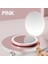 Pembe Зеркало Mini Taşınabilir USB Şarj Büyüteç Ayna Kozmetik Aracı LED Işık Aydınlık Makyaj Aynası Зеркало Для Макияжа (Yurt Dışından) 1
