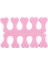 50 Adet/paket Pembe Nail Art Ayak Parmakları Ayırıcılar Parmaklar Ayaklar Sünger Yumuşak Jel Uv Araçları Lehçe Manikür Pedikür (Yurt Dışından) 2