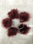 Ponpon 4 cm 5 Li Set Bordo 1