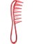Kırmızı 1 Adet Kıvırcık Saç Geniş Diş Plastik Tarak Anti Statik Kadın Taşınabilir Tarak Dolaşık Açıcı Kıvırcık Kuaför Kuaförlük Tarak Masaj (Yurt Dışından) 1