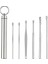 6 Parçalı Set Paslanmaz Çelik Kulak Kepçesi Kulak Toplama Aracı Seti Yetişkin Çocuk Spiral Kulak Izgarası Kulak Kepçesi Kulak Temizleyici 6 Parçalı Set (Yurt Dışından) 1