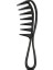 Siyah Geniş Diş Köpekbalığı Plastik Tarak Kıvırcık Saç Salon Kuaförlük Tarak Masaj Saç Şekillendirici Aracı Için Kıvırcık Saç (Yurt Dışından) 1