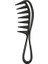 Siyah Geniş Diş Köpekbalığı Plastik Tarak Kıvırcık Saç Salon Kuaförlük Tarak Masaj Saç Şekillendirici Aracı Için Kıvırcık Saç (Yurt Dışından) 4