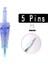 5 Pins (F5) Dr Pen Ultima A6 Kartuş Iğne Süngü Derma Kalem Dr.pen E30 M7 M5 Mikro Iğneleme 9 12 36PIN Nano Yuvarlak Mts Pmu Eyeliner Dövme (Yurt Dışından) 1