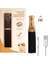 Siyah USB 2 In 1 Elektrikli Tıraş Makinesi Kaş Düzeltici Kadın Bikini Yüz Saç Çıkarıcı Taşınabilir USB Şarj Ağrısız Epilatör Kadınlar Için Vücut (Yurt Dışından) 1