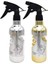 Altın 450 ml Salon Kuaförlük Sprey Şişesi Boş Şişe Doldurulabilir Sis Şişesi Salon Kuaför Saç Araçları Su Püskürtücü Bakım Araçları (Yurt Dışından) 4