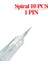 10 Adet 1pin Kablosuz V1 Derma Kalemi LED Ekran ile 5 Seviye Dermapen Mikroiğne Mikroiğneleme Meterapi Izleri Mts Makinesi (Yurt Dışından) 1