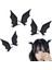Siyah 1 Çift Şeytan Hairgrips Yarasa Saç Klipleri Kanatları Yarasa Tokalar Giydirme Kostüm Cadılar Bayramı Cosplay Parti Saç Aksesuarları (Yurt Dışından) 2