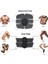 3 Takım Mavi Abs Stimülatörü Şarj Edilebilir Abs Güç Fitness Abs Kas Eğitimi Egzersiz Ekipmanları Erkekler Kadınlar Için Kalça Spor Masajı (Yurt Dışından) 4