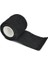 Siyah 5 cm x 4.8 M 1 Rulo 2.5/5/7.5/10 cm * 4.8 M Dokunmamış Elastik Kendinden Yapışkanlı Bandaj Yapışkanlı Bandaj Spor Sabitleme Parmak Bilek Bacak (Yurt Dışından) 1