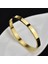 Düz Kartier Model Bileklik Kelepçe [gold-Sılver-Rose] 1