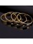 Düz Kartier Model Bileklik Kelepçe [gold-Sılver-Rose] 2