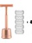 Rose Gold Set Haward Rose Gold Emniyetli Jilet Erkekler ve Kadınlar Için Yeniden Kullanılabilir Çift Kenarlı Jilet Klasik Metal Manuel Tıraş Makinesi 20 Tıraş Bıçaklı (Yurt Dışından) 1