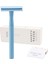 Blue Razor Lemonwald Erkek Tıraş Makinesi Çift Kenarlı Emniyetli Jilet Kaliteli Jilet 5 Bıçaklı Islak Tıraş, Aşıklar Için En Iyi Hediye (Yurt Dışından) 1