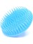 Mavi Taşınabilir Silikon Saç Baş Masajı Fırça Masaj Şampuan Fırçası Duş Temizleyici Banyo Baş Masajı Saç Yıkama Tarağı (Yurt Dışından) 2